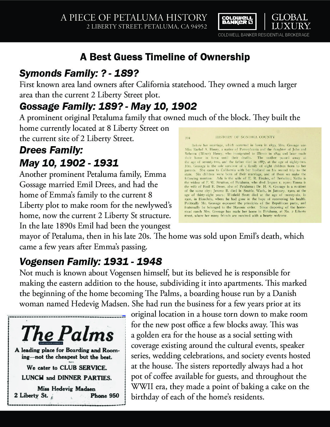2 Liberty ownership Timeline